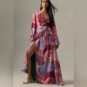 Hutch Long-Sleeve Wrap Dress